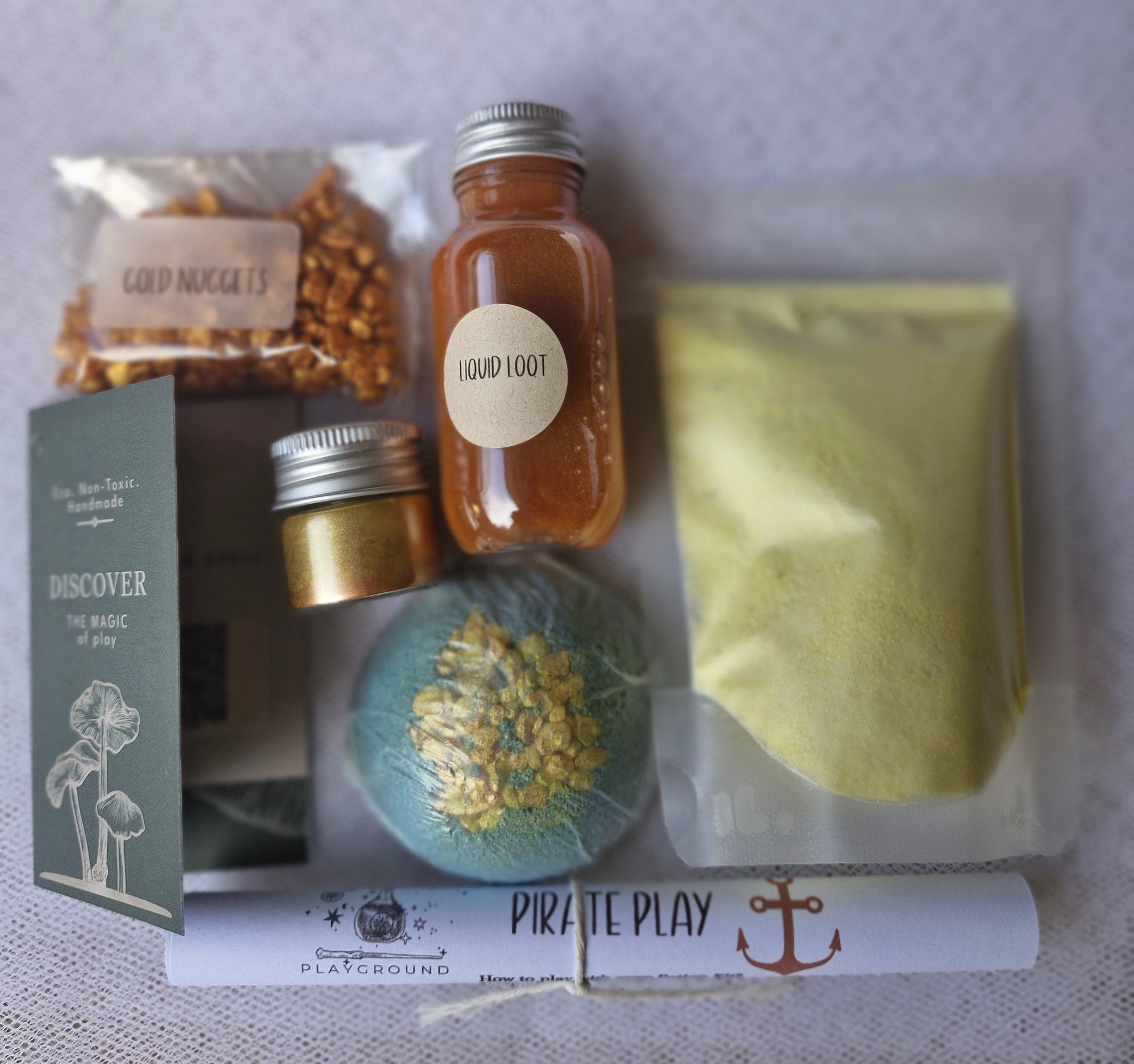ingredients from inside the pirate potion kit