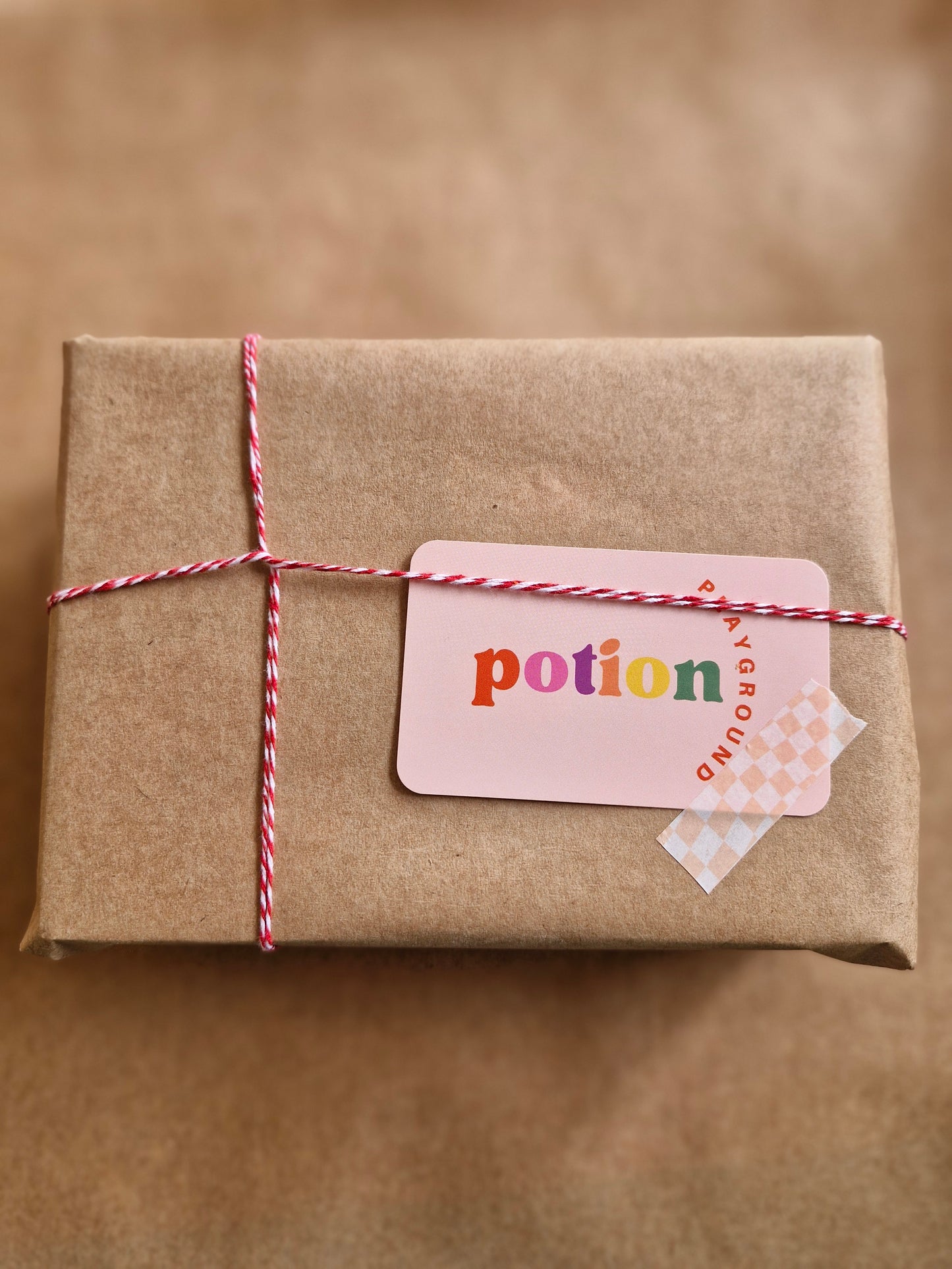 brown paper gift wrapping