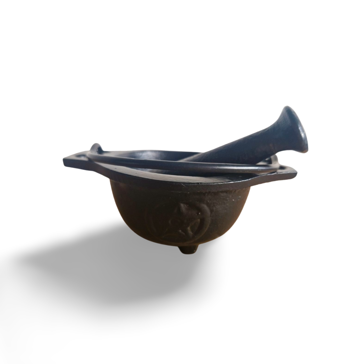 Pentagram Cast Iron Mortar + Pestle.