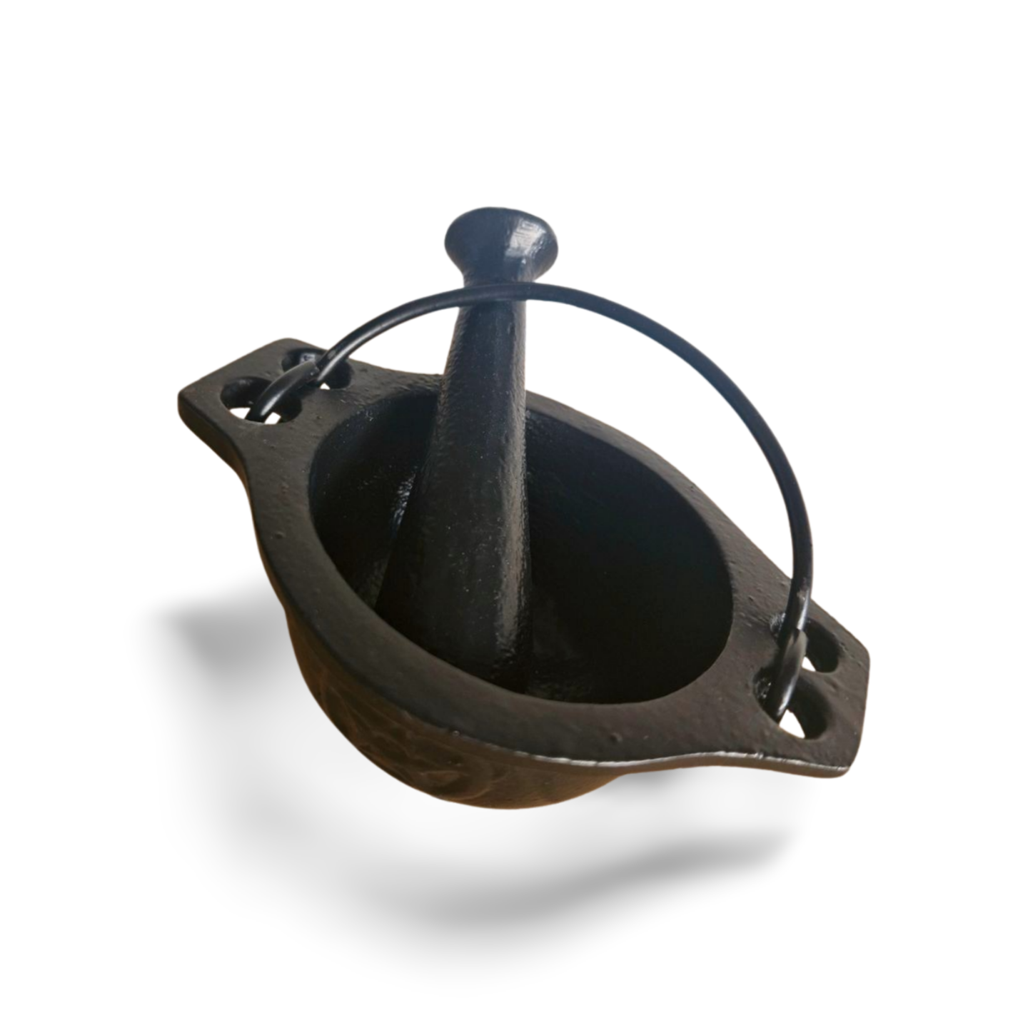 Pentagram Cast Iron Mortar + Pestle.