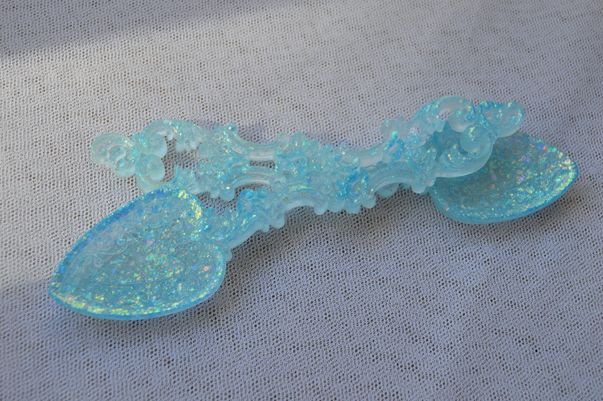Potion Spoon ice blue with glitter
