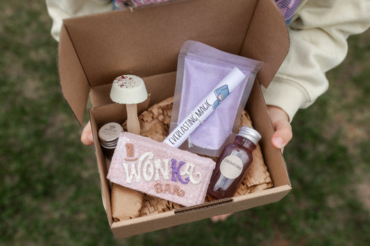 Wonka kids potion kit in cardboard box