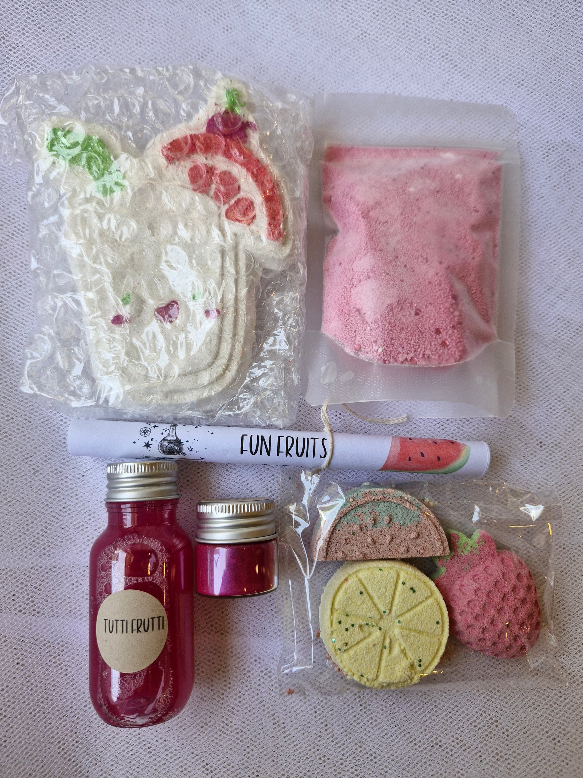ingredients of the fun fruit potion kit